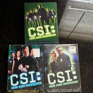 The Original CSI, 3 complete DVD seasons bundle, EUC